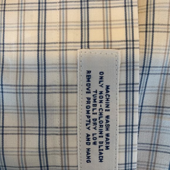 Brooks Brothers White/Blue Plaid Button Down - Picture 4 of 5